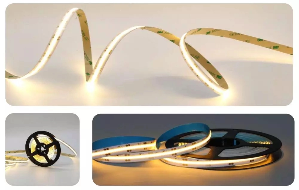 Newest LED COB Strip Light High Temperature Resistance Soft Flexible 24V Strip Lighting LED Lamp