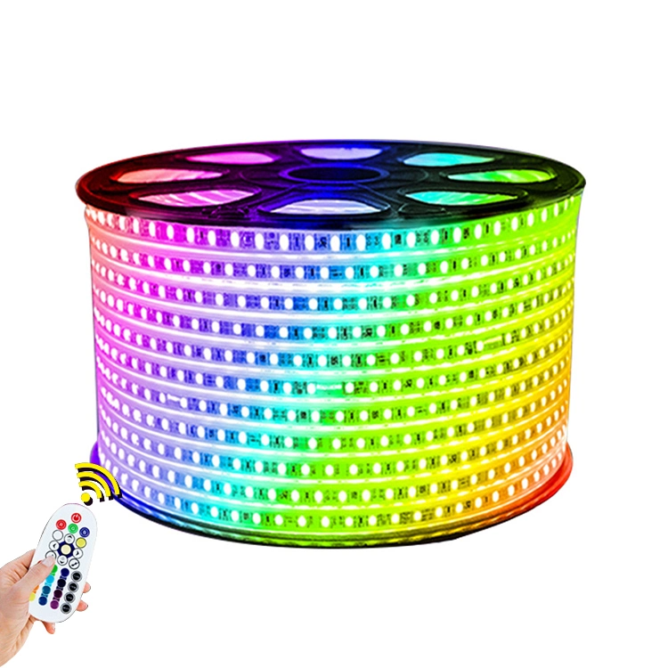 RGB Strip Light Decoration Light AC220V/110V SMD5050 Flexible Strip Light RGB /Holiday LED Light Christmas Light