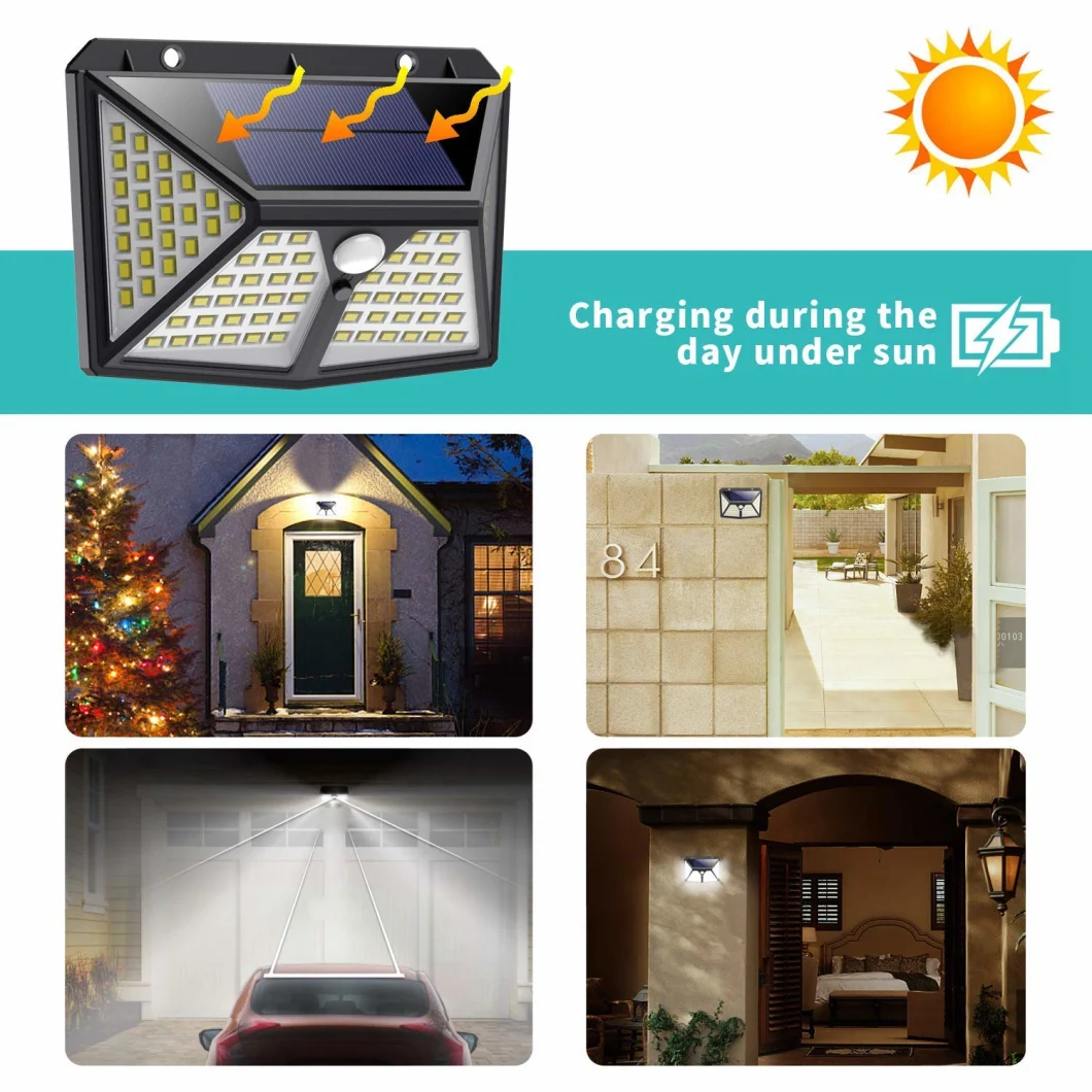 Hot Sale Rechargeable Battery Powered Waterproof IP65 Small LED Light-Operated Solar Sensor Wall Light