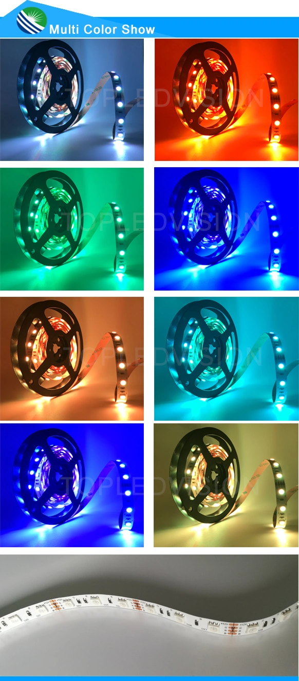 LED Lighting Multi Color Neon Flexible RGB LED Tape Light Strip