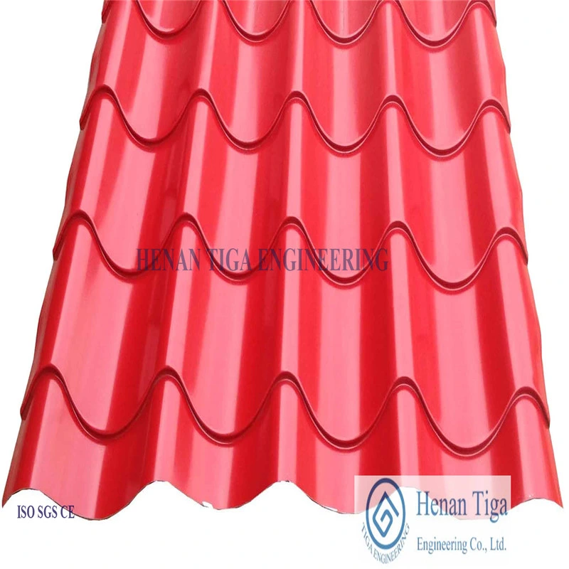 Low Price Color Coat PPGI Roofing Sheets / Color Coated Roofing Tiles