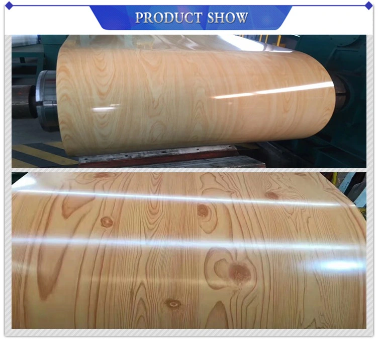 Good Price Wood Pattern Thickness 0.4mm Prepainted Galvanized Steel Coils PPGI