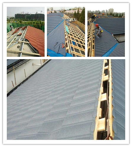 High Quality Cheap Price Stone Coated Metal Roofing Tiles Build Materials Stone Coated Roofing Tiles