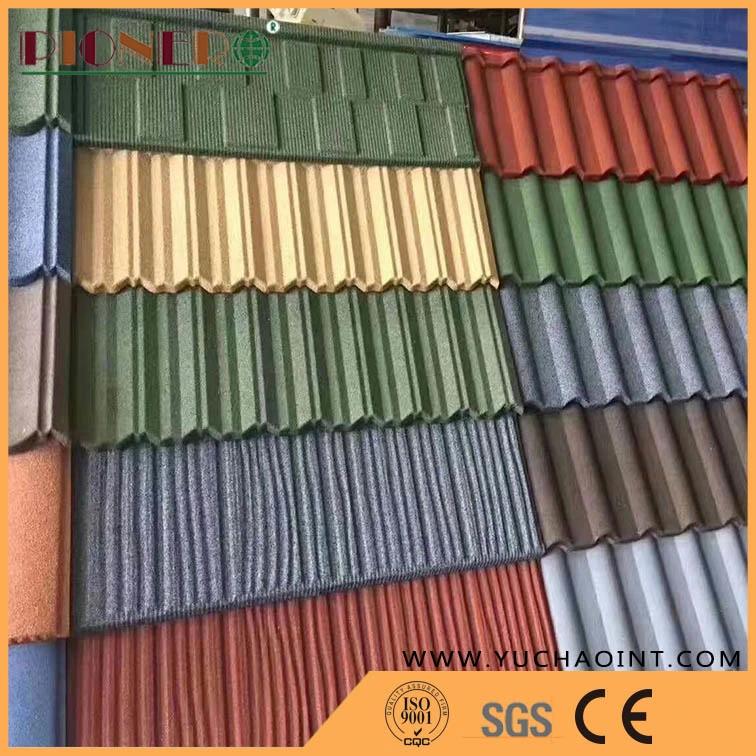 Good Price Aluminized Zinc Steel Roofing Sheet Stone Coated Metal Roof Tile
