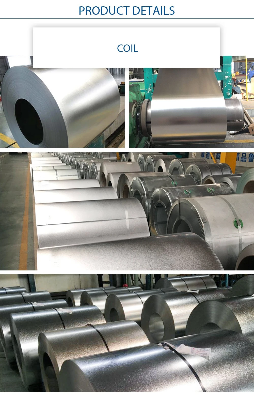 0.5mm Thick Zinc Coating Dx51 Z275 Galvanized Steel Coil/ Gi Coil