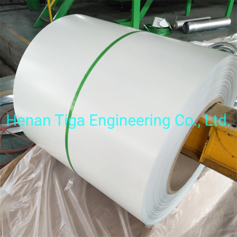 Dx51d Ral9003 Prepainted Galvalume Steel Coil PPGL for Roofing Sheet