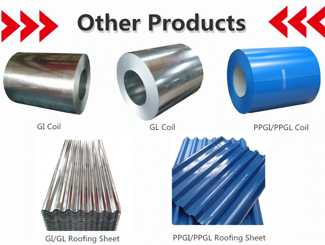 Metal Steel Coil Color Cold Rolled PPGI PPGL Galvanized Glavalume Steel Coil for Decoration