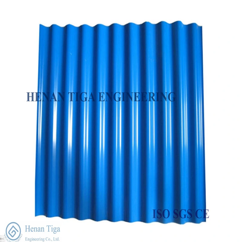 Color Durable Box Profiled PPGI Roofing Tiles / Color Coated Steel Roofing Sheets