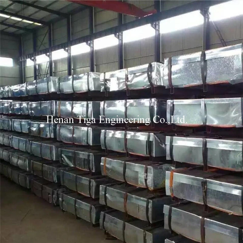 Hot Dipped Galvanised Galvanized Corrugated Roofing Tile