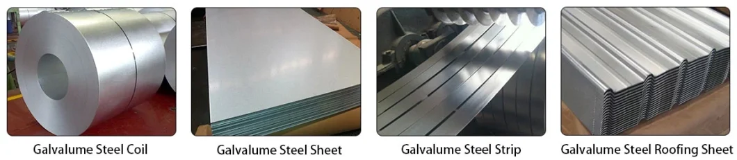55% Aluminium Aluzinc Coated Galvalume Steel Coil Full Hard Hot DIP Zincalume Steel Hot Dipped Aluzinc Steel Coil Gl Galvanized Steel Coil