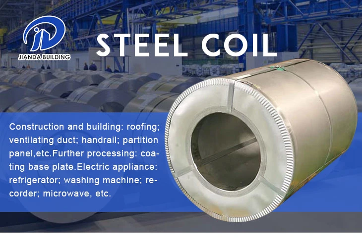 Galvanized Steel Coil HS Code Export Hot Dipped Galvanized Steel Coil