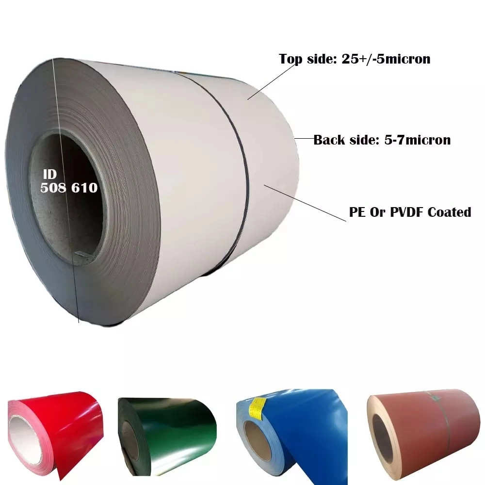 Thickness 0.15-1.5mm Alu HRC CRC PPGL Gi Gl Coil Pattern PPGI Galvanized Steel Coil