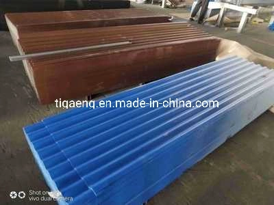 Decorative Material Zinc Coated Red Lacquer Corrugated Galvanised Metal Roofing