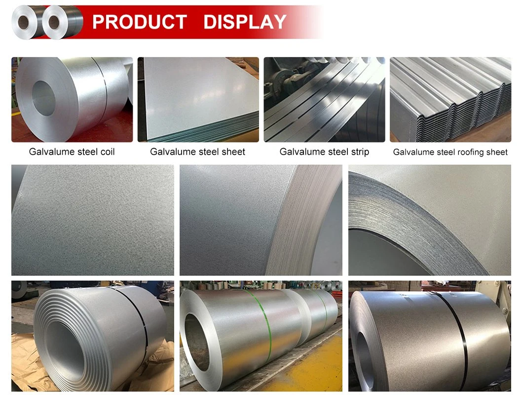 Az150 Galvanized Iron Steel, Galvanized Metal Coils, Galvanized Plain Sheet /Color Coated Aluzinc/Galvalume Steel Coil