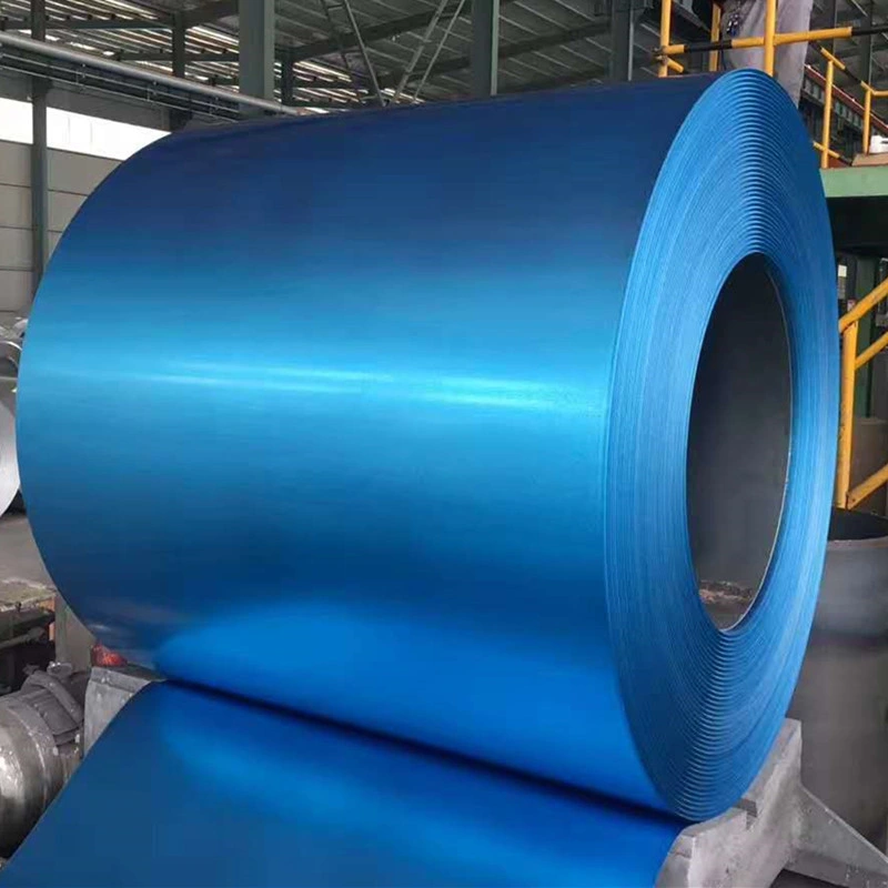 Ral Color Pre Painted Hot Dipped 55% Aluminum Galvalume PPGL/PPGI Steel Coil