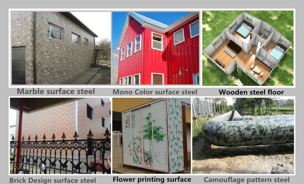 Container House Material Flower PPGI Steel Coil PPGI/PPGI for Roofing Material Building Material
