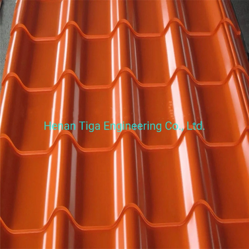 Color Durable Prepainted Steel Roofing Sheet / Color Coated Glazed PPGI Roofing Tile