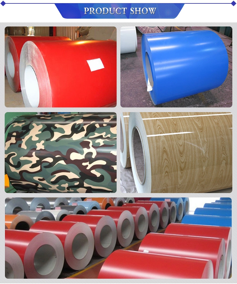 Wood Grain Costomized Prepainted Galvanized Steel Coil Color Coated Steel Coil PPGI