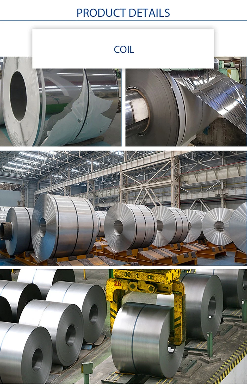 Hot Sale Ss 316 Stainless Steel Coil Hot/Cold Rolled Steel Coil Strips