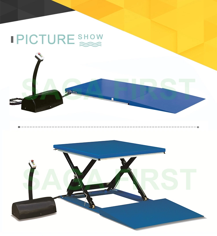 Ultra Low Platform Lift Hydraulic Scissor Lift Table