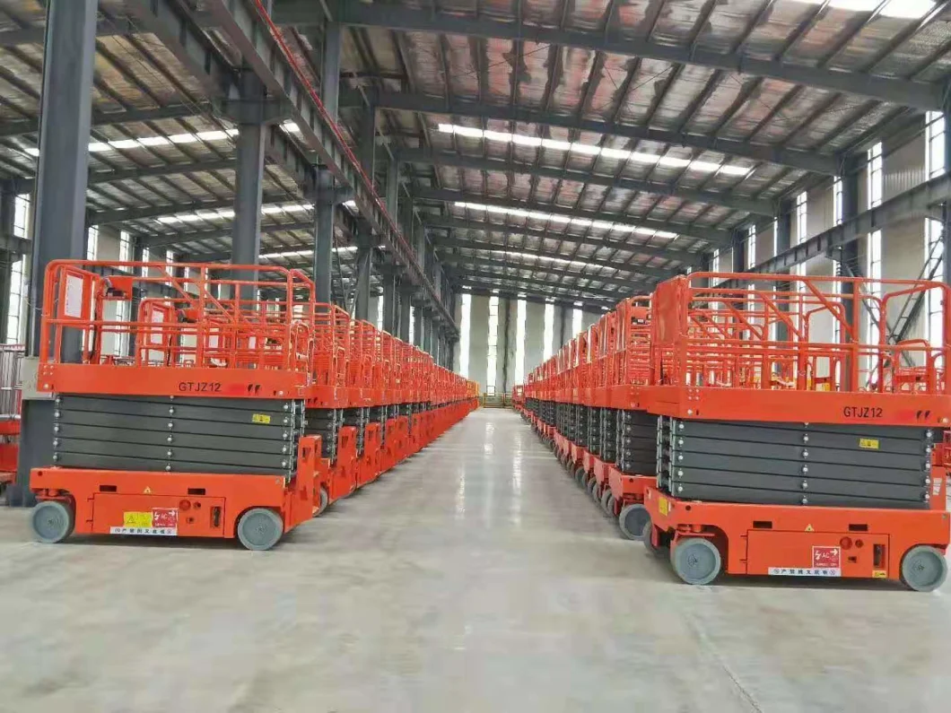 9FT to 42FT Working Height Self Propelled Electric Hydraulic Scissor Lift Platform Lifts Platform Lifts Electric Lift Platform