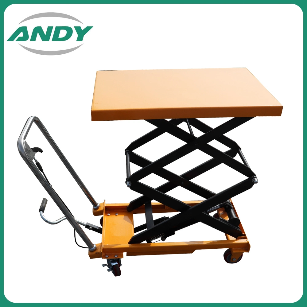 Hand Lift Table Hydraulic Lifter Manual Lift Table Hand Scissor Lift Table Trolley