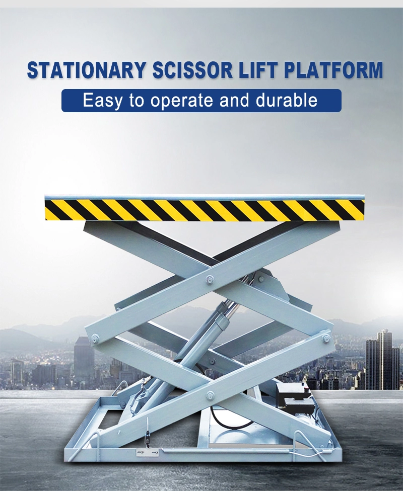 9m Hydraulic Scissor Lift Platform Cargo Lift