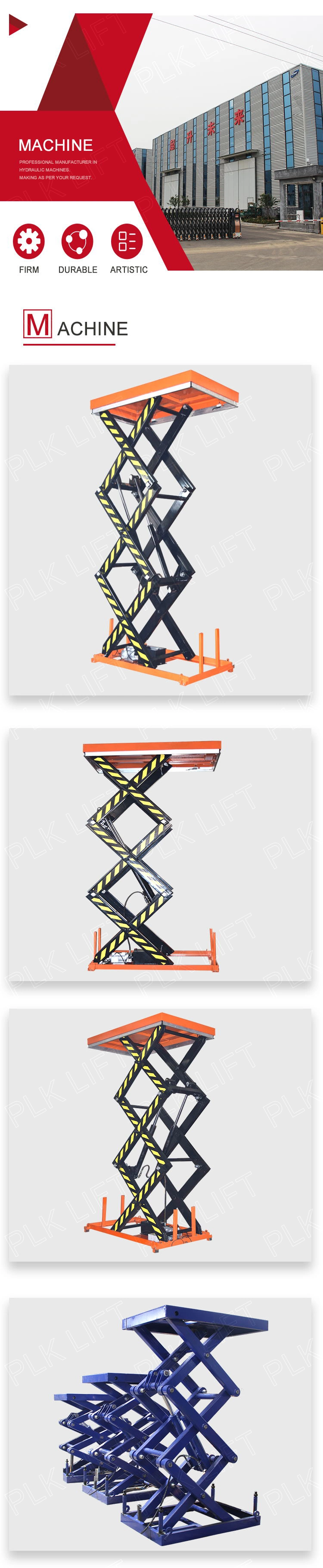 Mechanical Scissor Lift Table Hydraulic Scissor Movable Small Lift Table