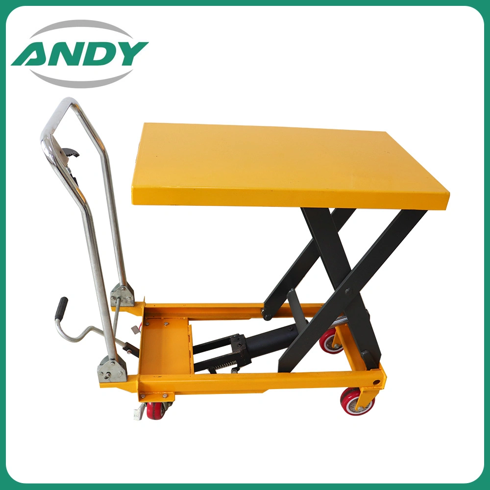 Handling Equipment Small Hydraulic Scissor Lift Table Warehouse Used Hand Lift Table