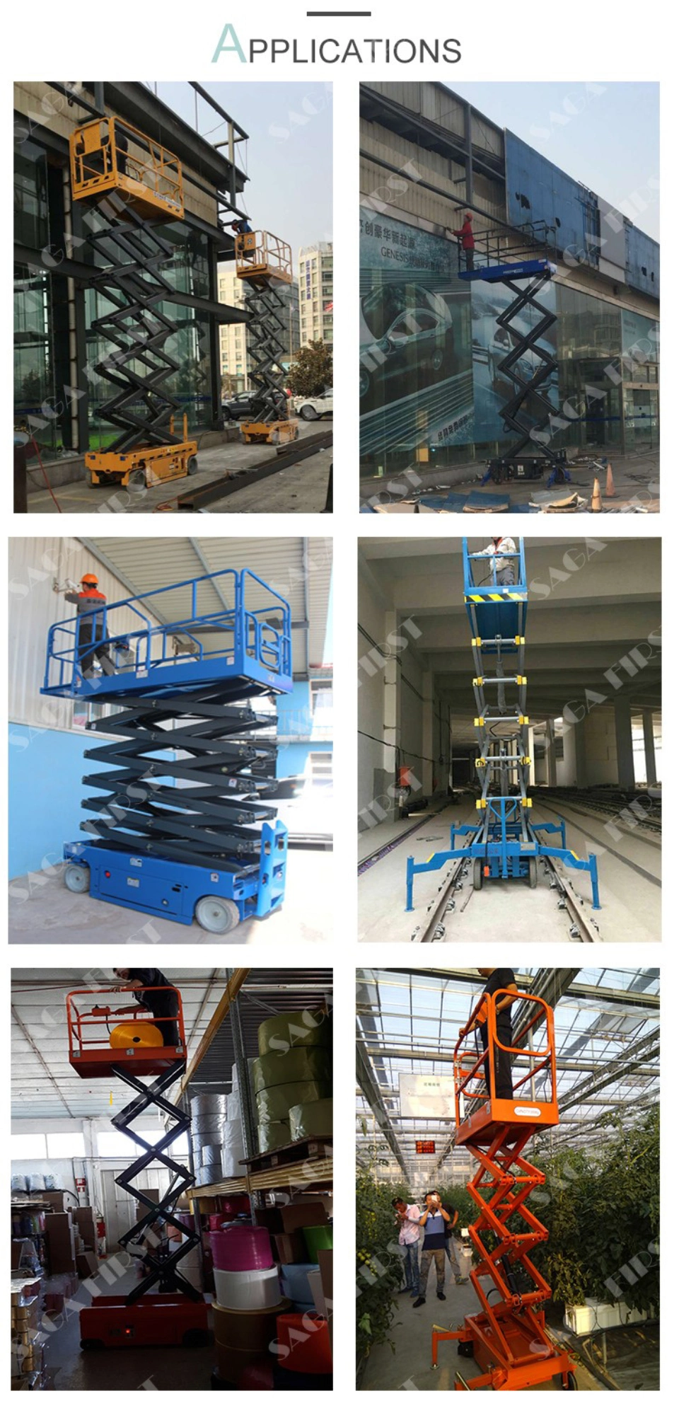 Ce Approve Electric Mobile Aerial Scissor Lift Hydraulic Lifting Platform