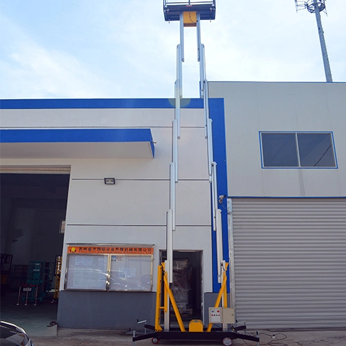 Double Masts Hydraulic Lift Platform
