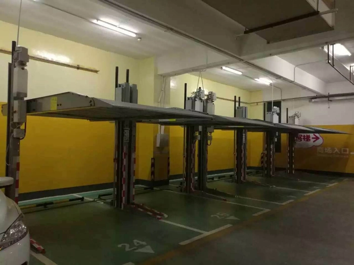 Two Post Car Parking Lift / Residential Pit Garage Parking Car Lift