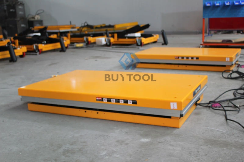 1 Ton Small Electric Hydraulic Scissor Lift Table Fixed Lifting Platform Fixed Lifting Plat