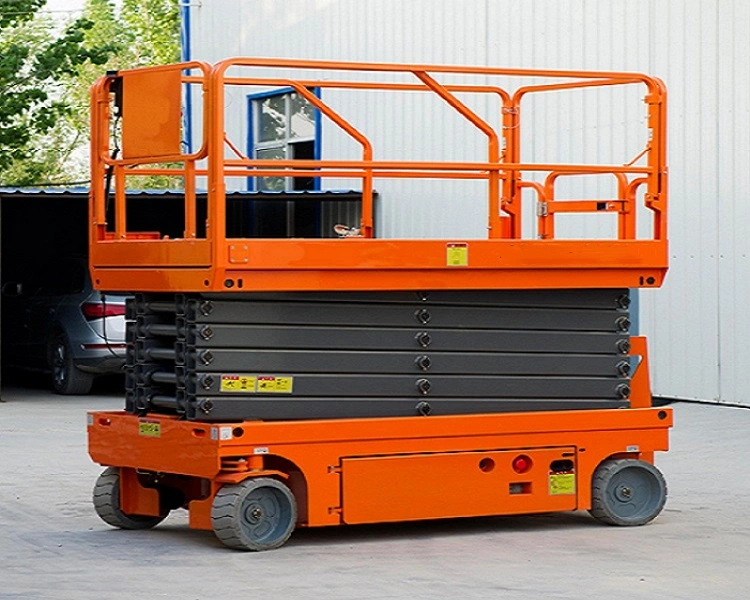 Tavol 10m12m 300kg High Quality Self Propelled Hydraulic Scissor Lift Aerial Electric Scissor Lift