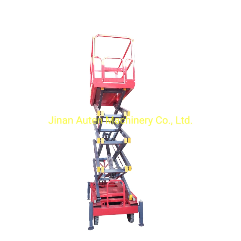 4m 500kgs Movable Scissor Lift Platform Lifting Platform