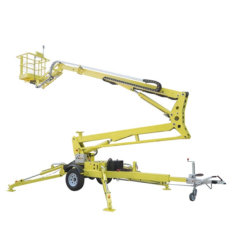 10m Articulated Towable Boom Lift Mounted Hydraulic Boom Lift