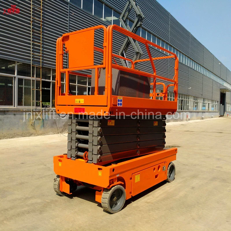 Home Basement Floor to Floor Car Lift Hydraulic Scissor Car Lift Cargo Lift