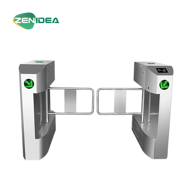 Full Automatic Park Supermarket Security Entrance Free Open Swing Barrier Gate