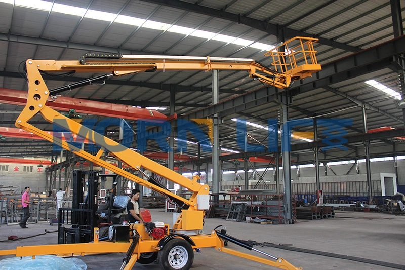 Hydraulic Trailer Mounted Towable Boom Lift