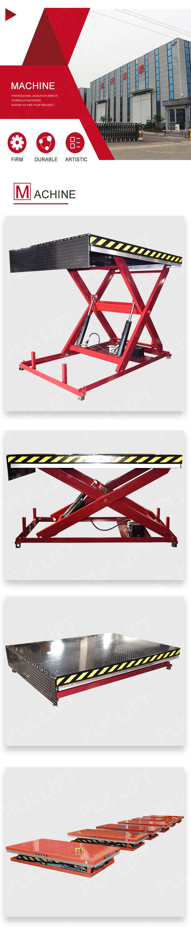 4000kg Customized Scissor Lift Table with Ce ISO