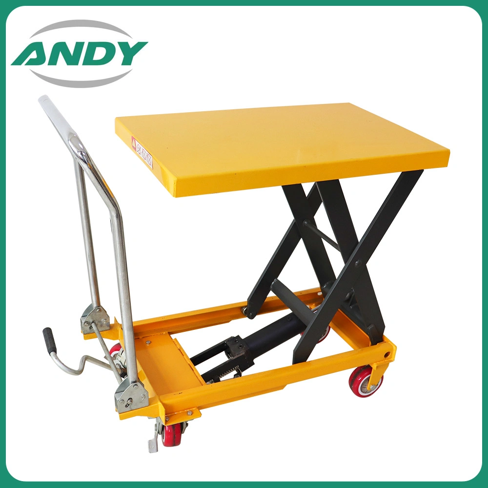 Handling Equipment Small Hydraulic Scissor Lift Table Warehouse Used Hand Lift Table