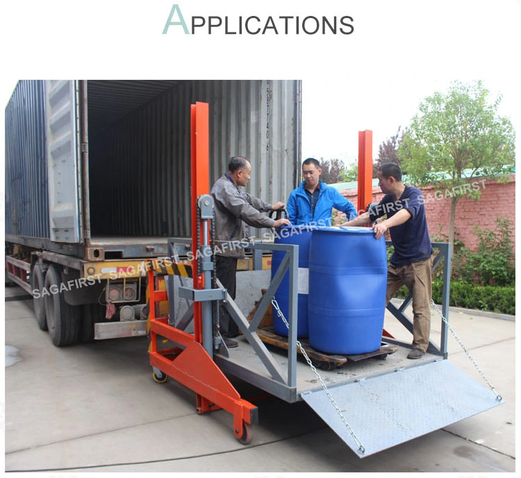 China Factory Produced Hydraulic Truck Unloading Lift Ramp