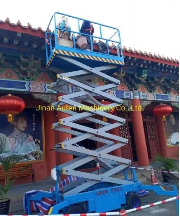 4m 500kgs Movable Scissor Lift Platform Lifting Platform