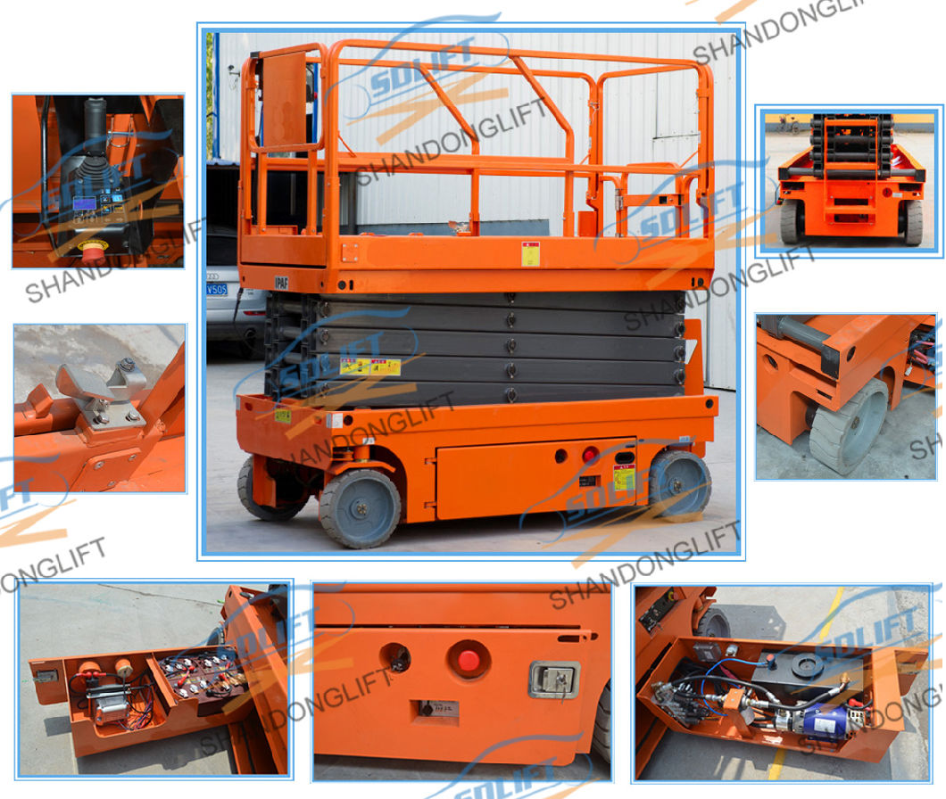 Hydraulic Outdoor Electric Mobile Scissor Lift for Sale