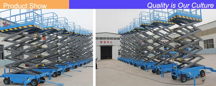 Battery Aerial Man Hydraulic Mobile Electric Scissor Lifts for Sale