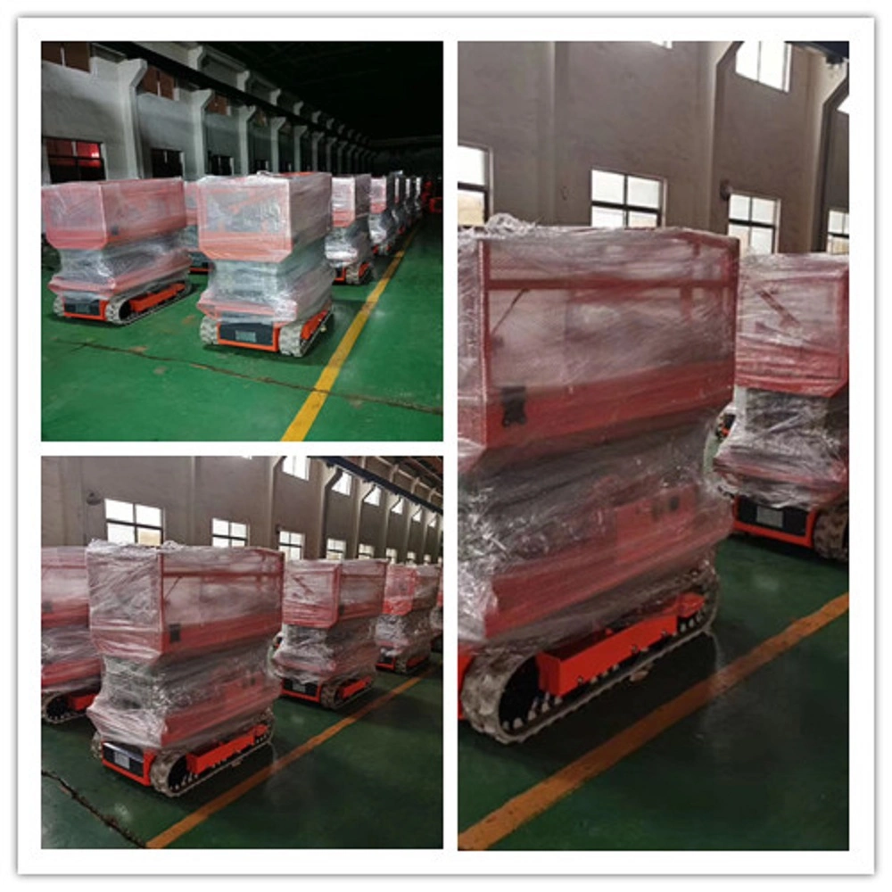 Ce ISO Factory Supply Electric Scissor Lifts Self Moving Aerial Work Platform/ Mobile Hydraulic Lift /Scissor Lift for Rent