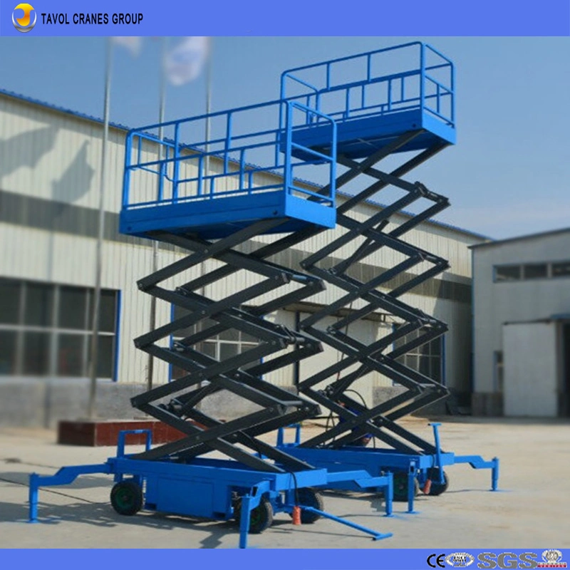 Sjy0.3-16 Electric Scissor Lifts Elevator for Aerial Work Man