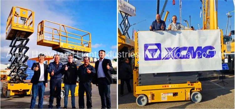 Electric Vertical Platform Lift Xg0807dcw Mini 8m Mobile Car Aerial Work Platform Scissor Lifts Price