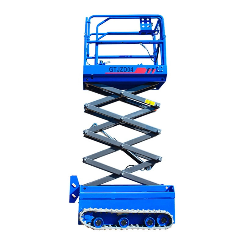 Ce Ios9001 6m 300kg Lifting Platform Working Platform Self Track Crawler Lifts
