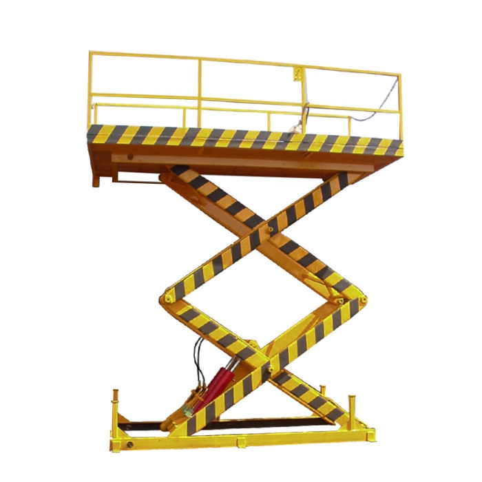 7m Stationary Vertical Scissor Lift Electric Hydraulic Scissor Table Lift